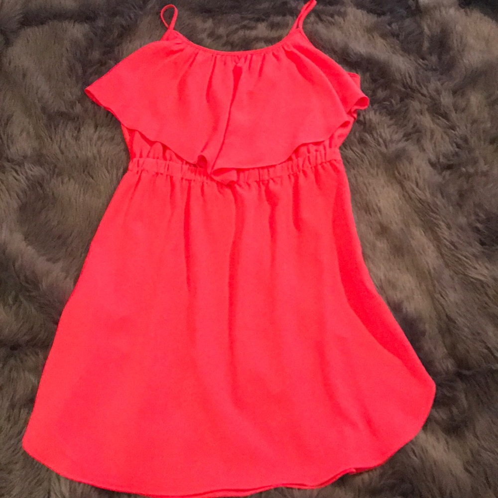 Hot pink dress